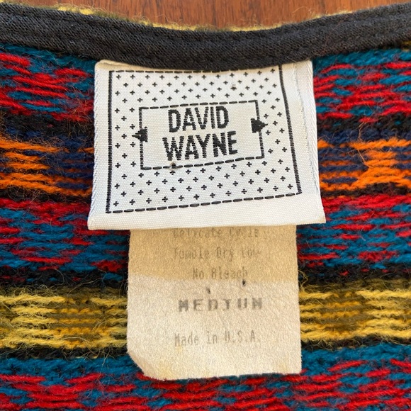 Vintage David Wayne Button Vest Y2K Size Medium - Picture 6 of 11